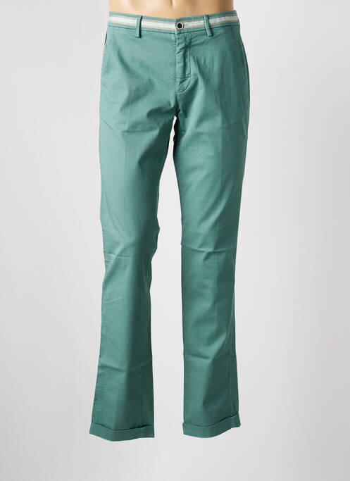 Pantalon chino țesătură poplin mărime normală verde MASON'S homme