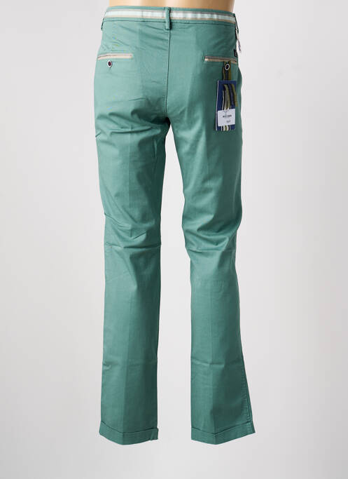 Pantalon chino țesătură poplin mărime normală verde MASON'S homme