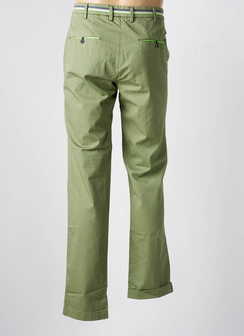 Pantalon chino țesătură poplin mărime normală verde MASON'S homme