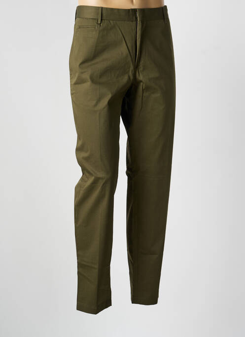 Pantalon chino închidere cu fermoar sub clapetă cu cârlig mărime normală verde STRELLSON homme