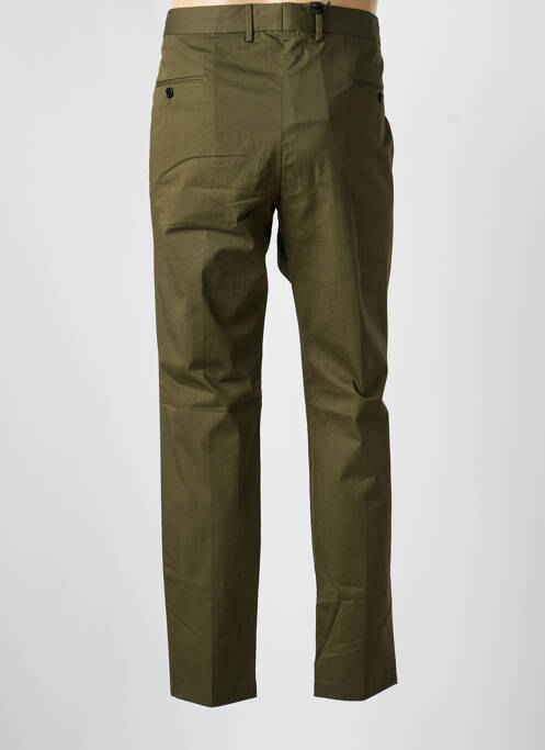 Pantalon chino închidere cu fermoar sub clapetă cu cârlig mărime normală verde STRELLSON homme