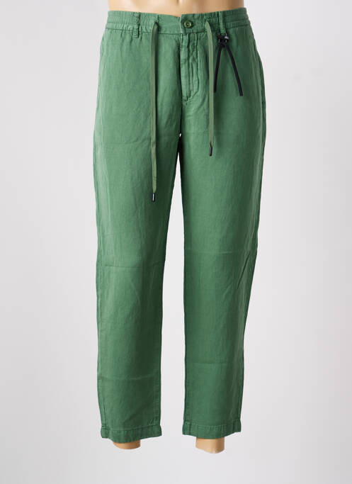 Pantalon slim țesătură poplin mărime normală verde STRELLSON homme