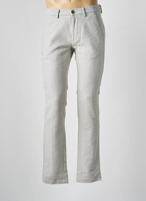 Pantalon chino țesătură melanj mărime normală gri MASON'S homme