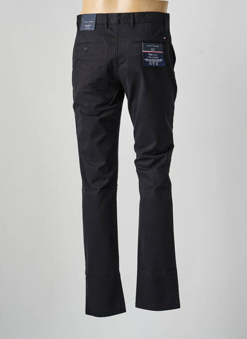 Pantalon chino țesătură poplin mărime normală negru TOMMY HILFIGER homme