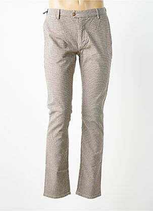 Pantalon chino elasticitate mărime normală bej TELERIA ZED bărbat