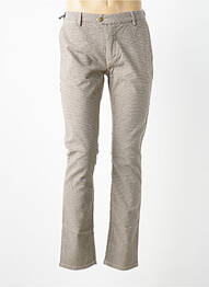 Pantalon chino elasticitate mărime normală bej TELERIA ZED homme