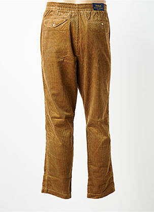 Pantalon drept țesătură catifea mărime normală maro RALPH LAUREN bărbat