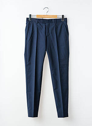 Pantalon slim țesătură poplin mărime normală albastru STRELLSON bărbat