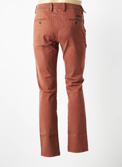 Pantalon chino elasticitate mărime normală maro TELERIA ZED homme