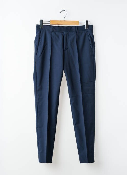 Pantalon slim țesătură poplin mărime normală albastru STRELLSON homme