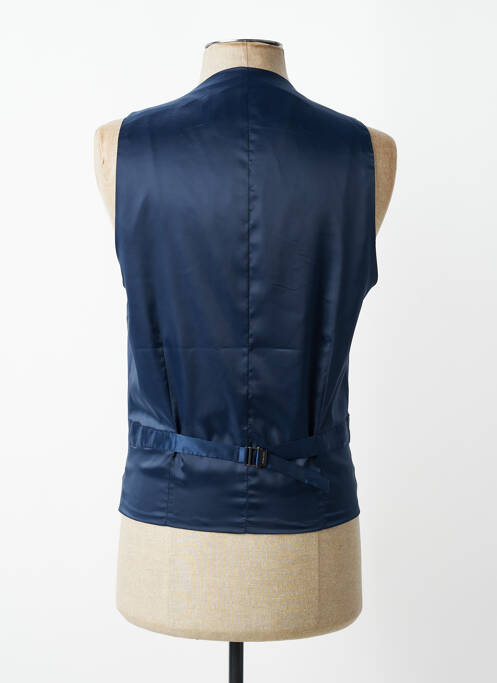 Vestă fără mâneci efect material satinat albastru STRELLSON homme