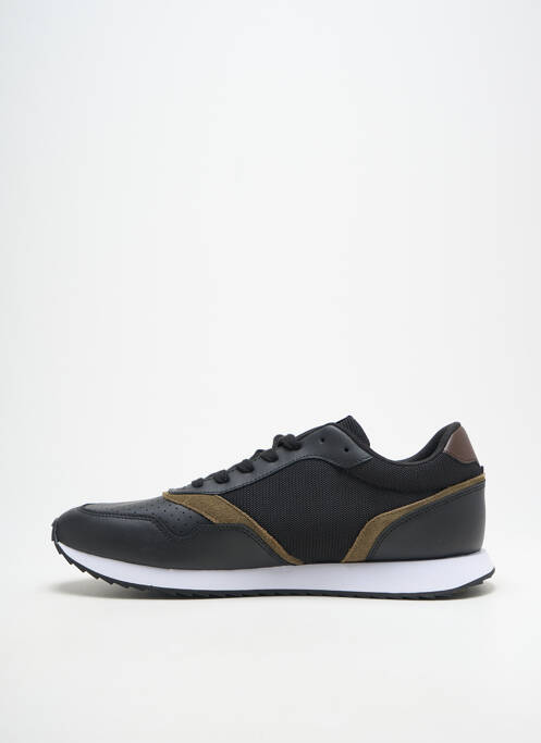 Adidași țesătură satinată vârf rotund negru TOMMY HILFIGER homme