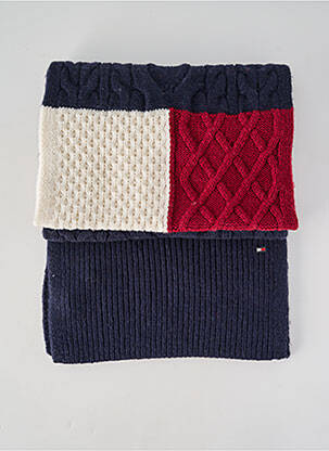 Eșarfă elasticitate albastru TOMMY HILFIGER bărbat