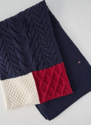 Eșarfă elasticitate albastru TOMMY HILFIGER bărbat