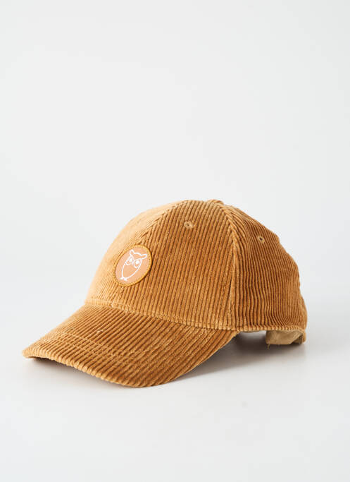 Șapcă șapcă norvegiană maro KNOWLEDGE COTTON APPAREL unisexe