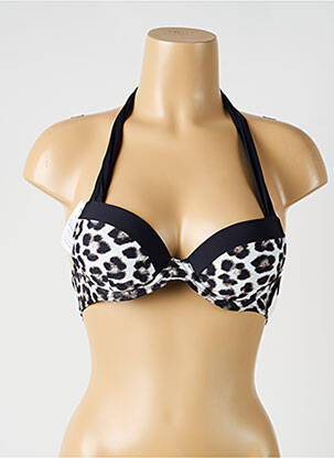 Sutien de costum de baie elasticitate top sutien push-up negru AUBADE femeie