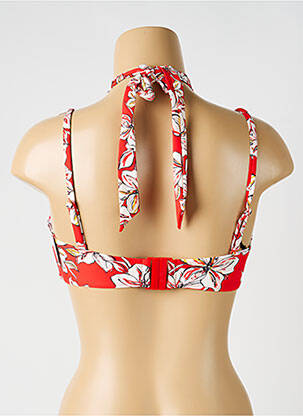 Sutien de costum de baie elasticitate top sutien modelat roșu AUBADE femeie