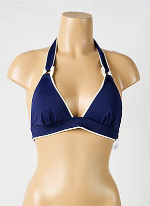 Sutien de costum de baie elasticitate top triunghiuri albastru AUBADE femeie