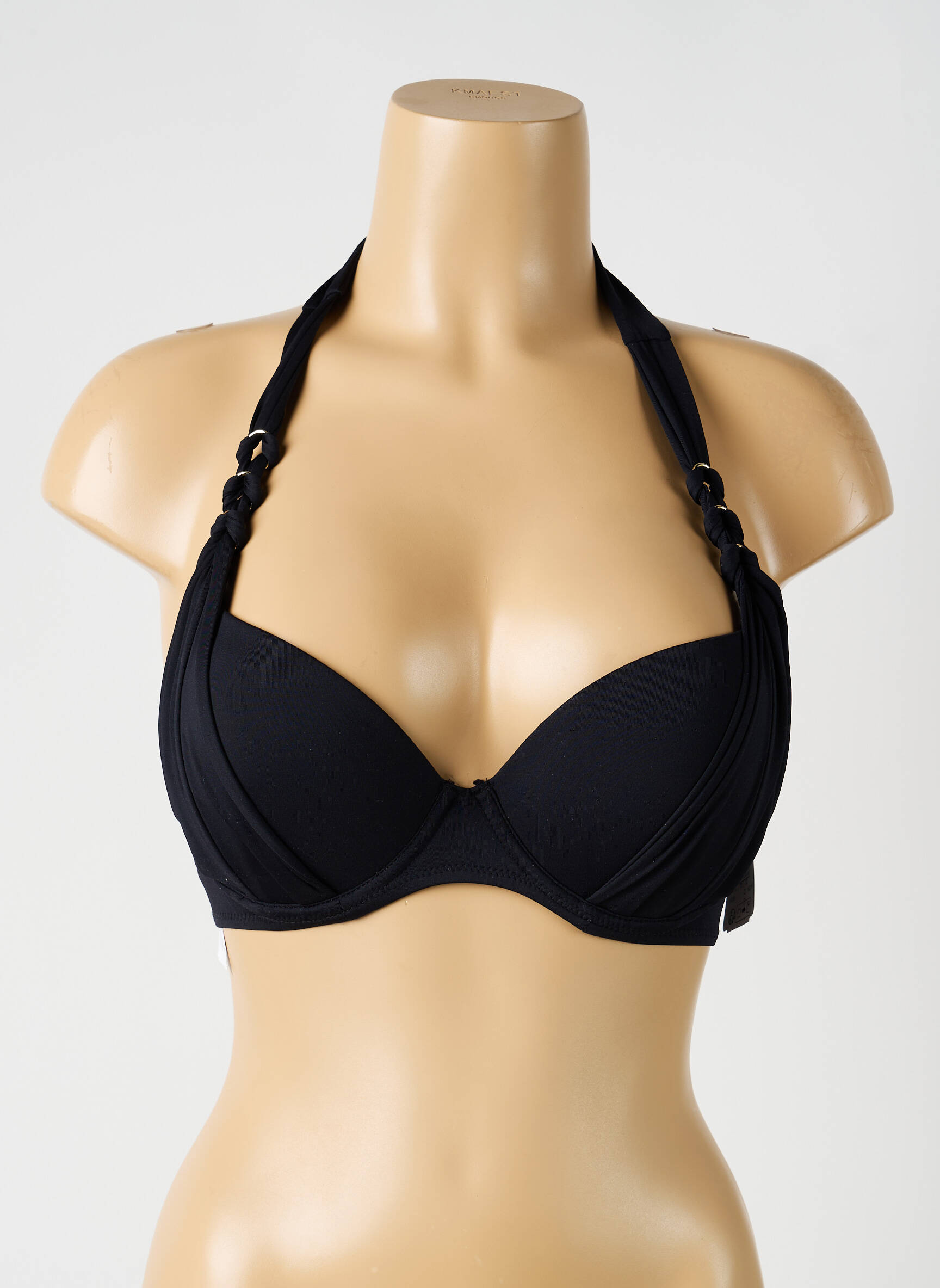 Sutien de costum de baie elasticitate top sutien modelat negru AUBADE femeie