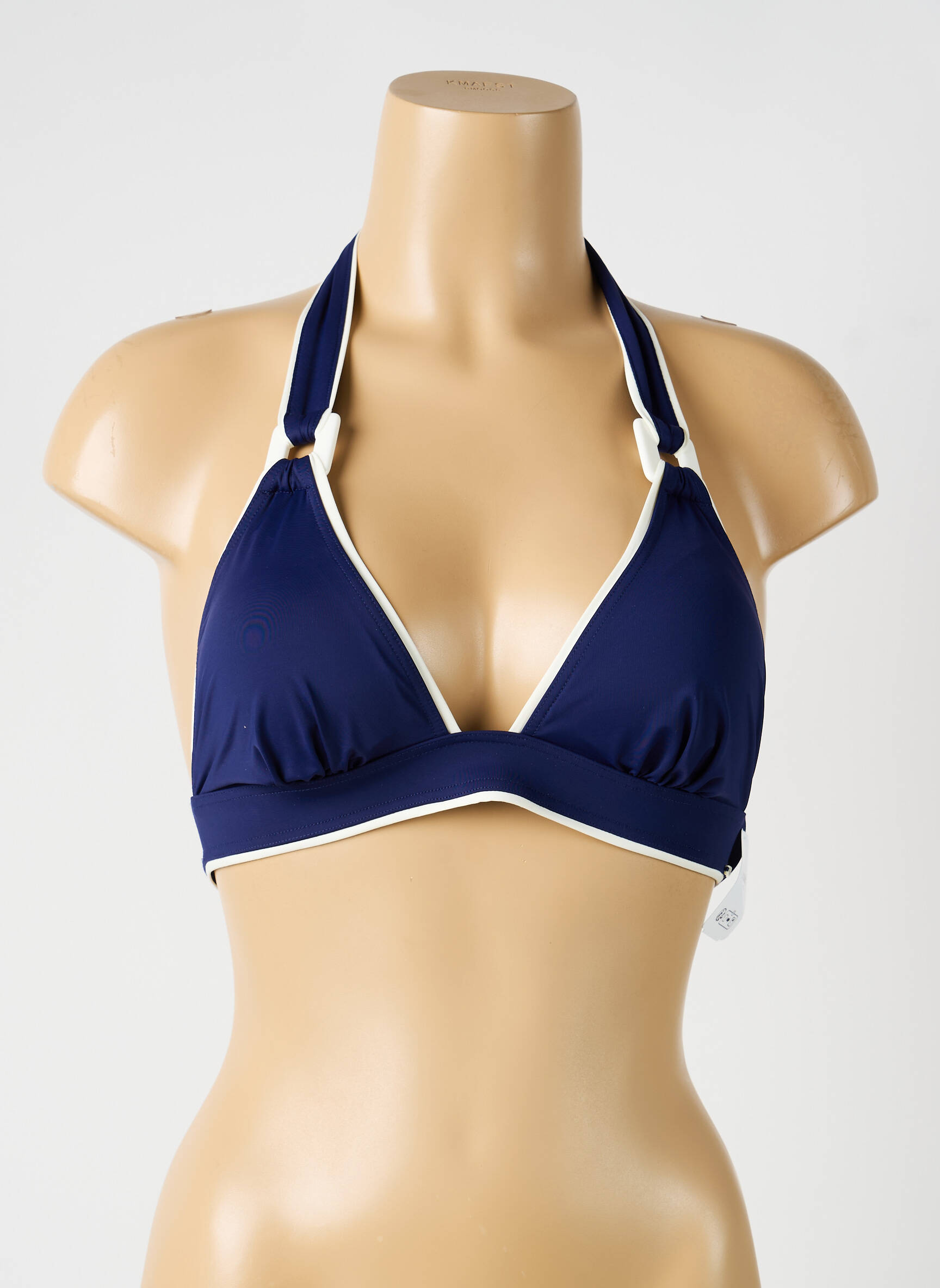 Sutien de costum de baie elasticitate top triunghiuri albastru AUBADE femeie