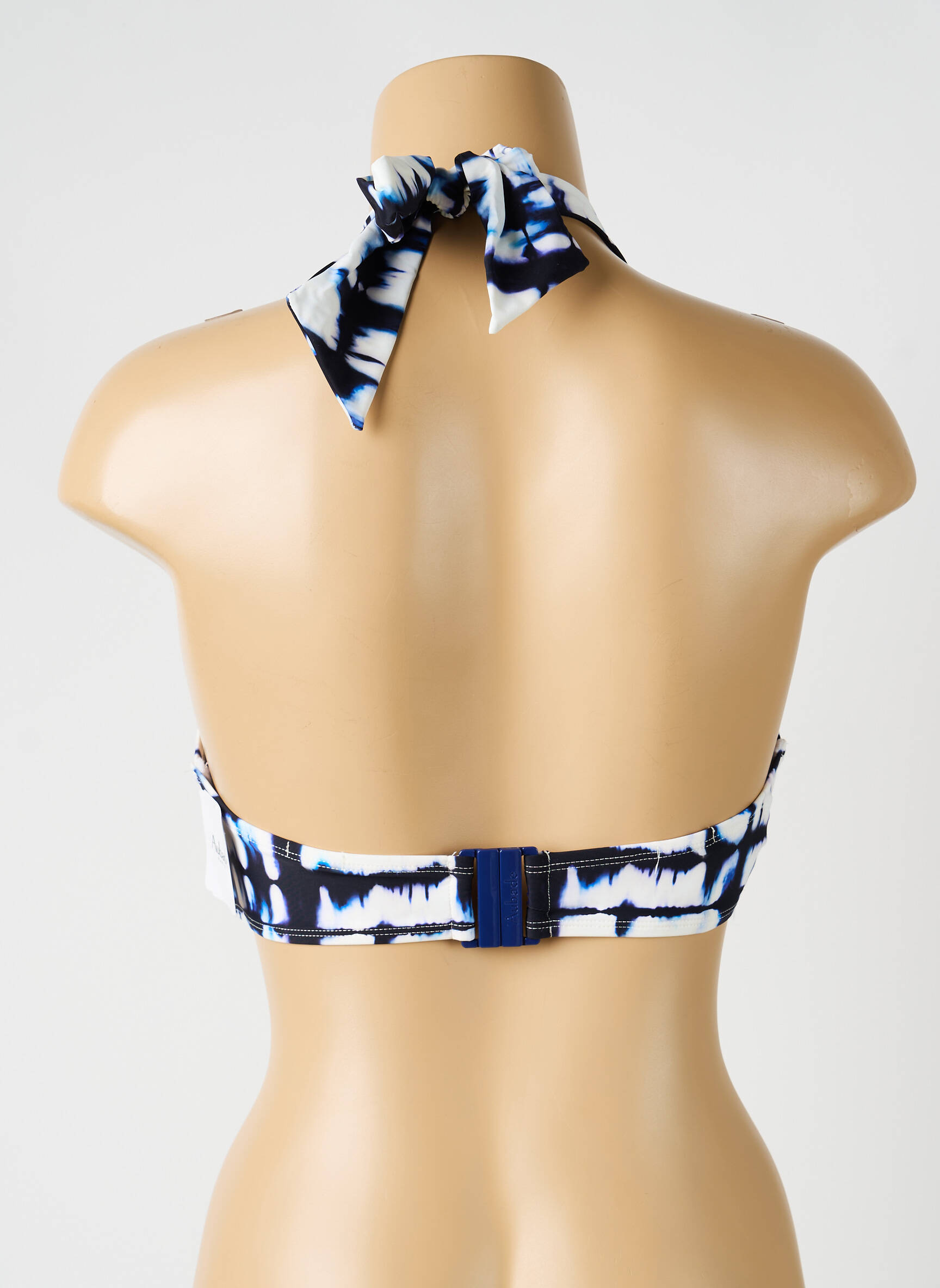 Sutien de costum de baie elasticitate top triunghiuri albastru AUBADE femeie