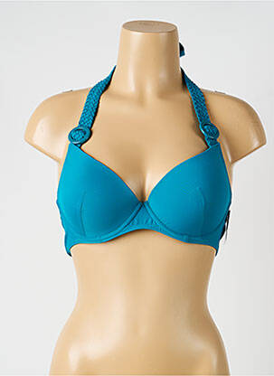Sutien de costum de baie elasticitate top sutien modelat albastru AUBADE femeie