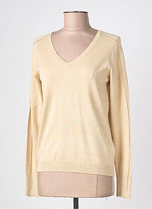 Pulover elasticitate mâneci lungi bej ESPRIT DE LA MER femme