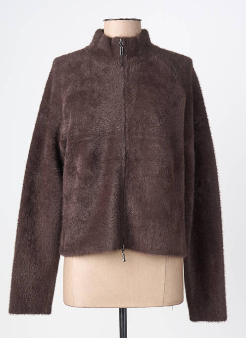 Jachete casual croială cambrată maro BETTY BARCLAY femme