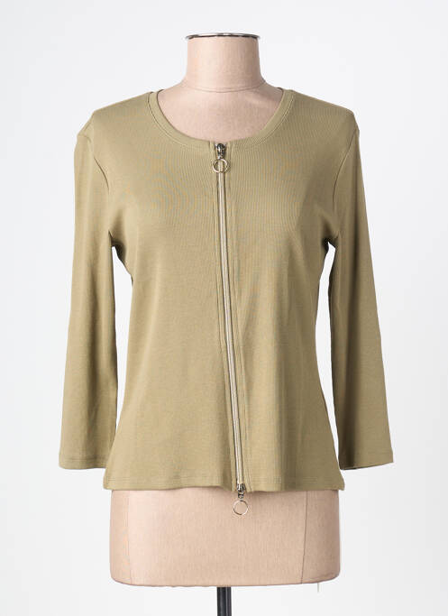 Jachete casual guler rotund verde BETTY BARCLAY femme