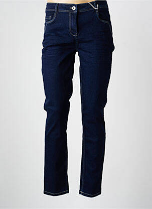 Blugi cu croială slim țesătură brută talie joasă albastru CECIL femme