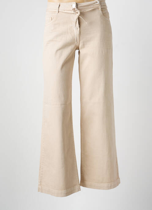 Blugi cu croială evazată elasticitate mărime normală bej CECIL femme