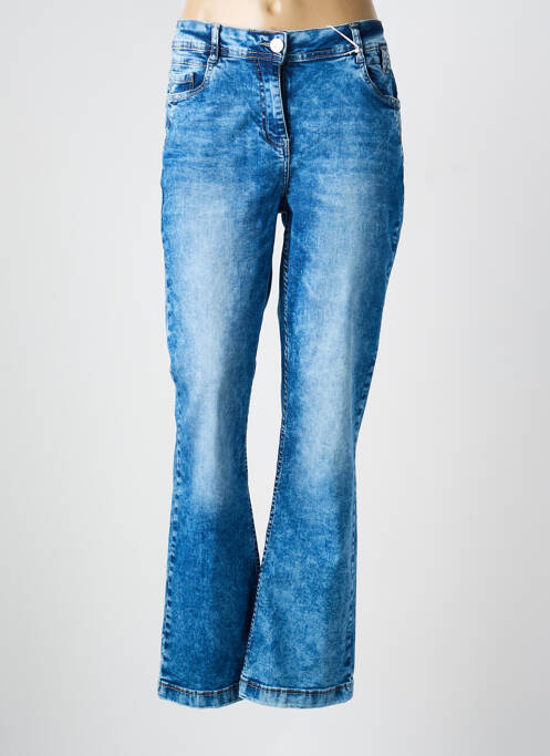 Blugi bootcut elasticitate talie joasă albastru CECIL femme