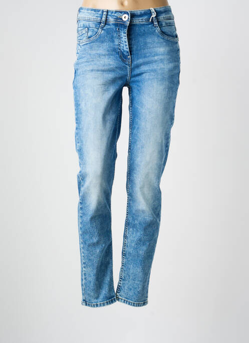 Blugi cu croială slim talie joasă talie joasă albastru CECIL femme