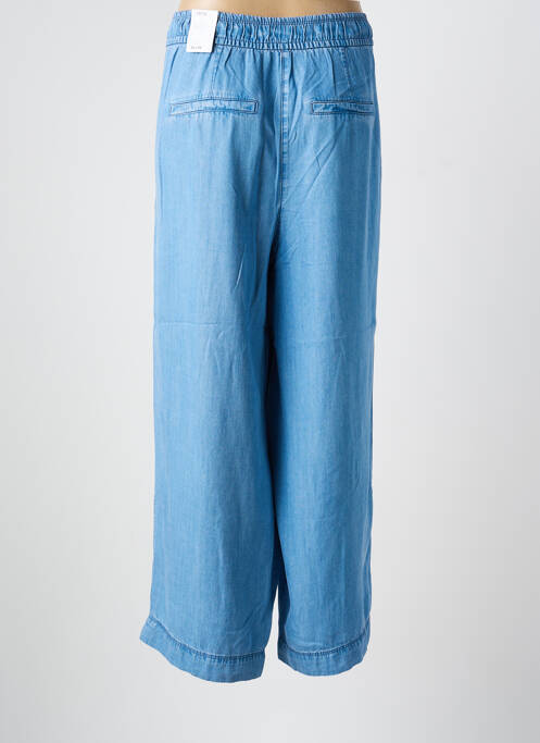 Pantalon larg țesătură poplin mărime normală albastru CECIL femme