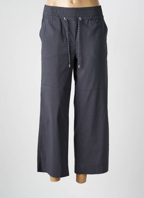 Pantalon larg țesătură poplin mărime normală gri 99.90 femme