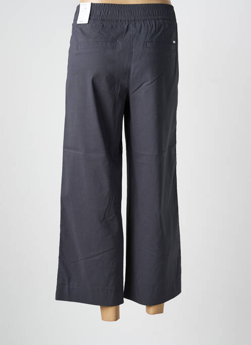 Pantalon larg țesătură poplin mărime normală gri 99.90 femme