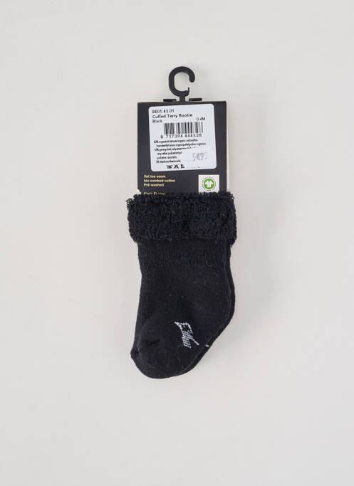 Șosete țesătură poplin negru BONNIE DOON enfant