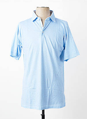 Polo țesătură jersey mâneci scurte albastru DESOTO homme