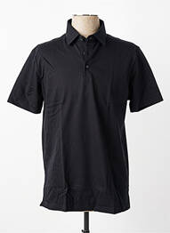 Tricou croială cambrată mâneci scurte negru DESOTO homme