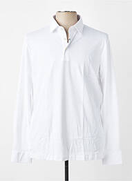 Polo mâneci lungi mâneci lungi alb DESOTO homme