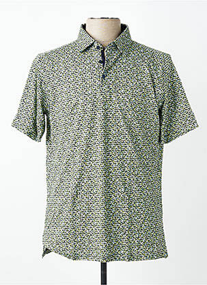 Polo țesătură jersey mâneci scurte verde DESOTO homme
