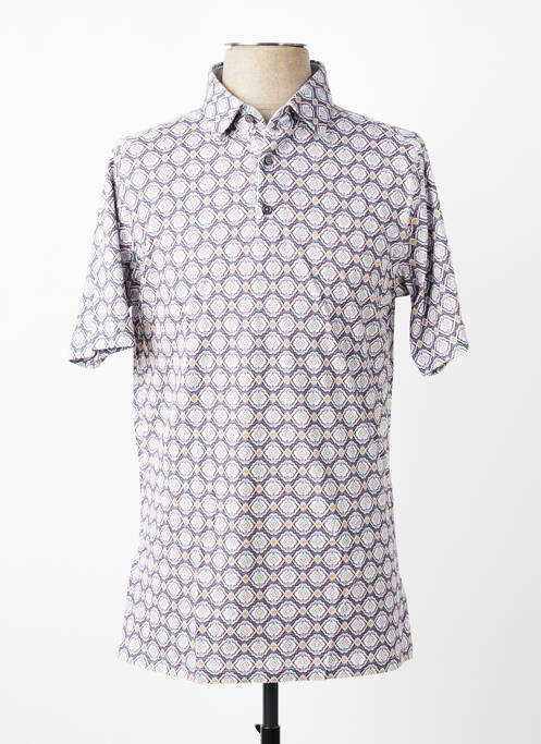 Polo țesătură jersey mâneci scurte gri DESOTO homme