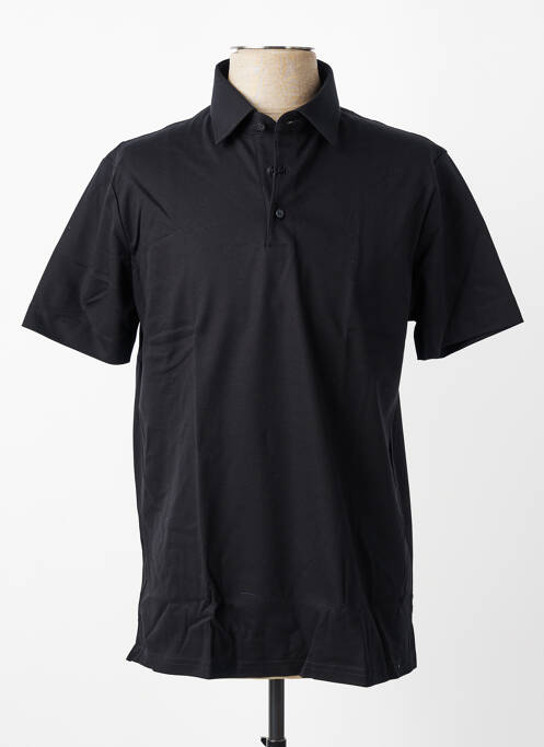 Tricou croială cambrată mâneci scurte negru DESOTO homme