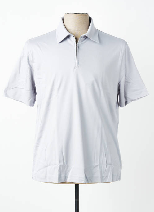 Polo țesătură jersey mâneci scurte gri DESOTO homme