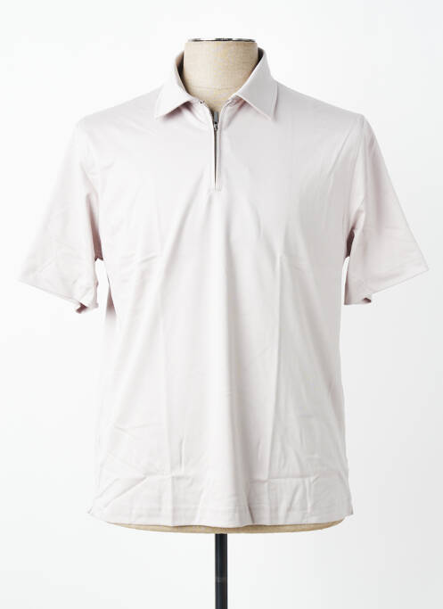 Polo țesătură jersey mâneci scurte gri DESOTO homme