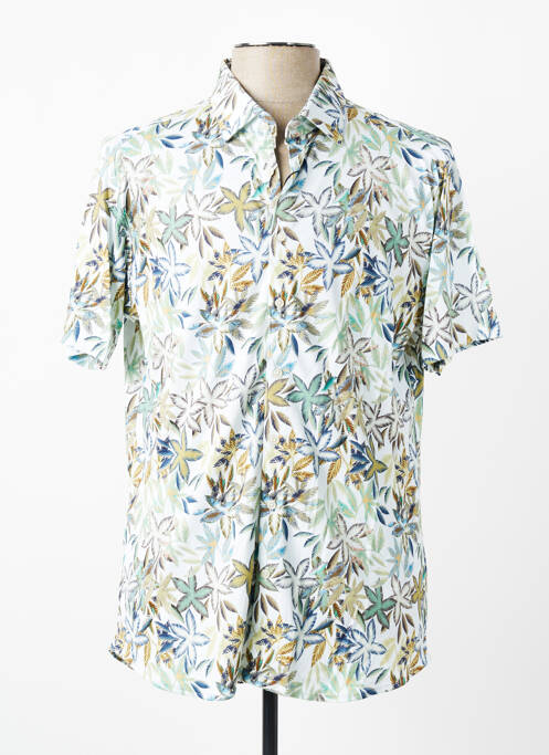 Cămașă cu mâneci scurte imprimeu tie and dye verde DESOTO homme