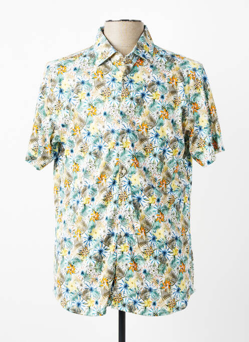Cămașă cu mâneci scurte imprimeu tie and dye verde DESOTO homme