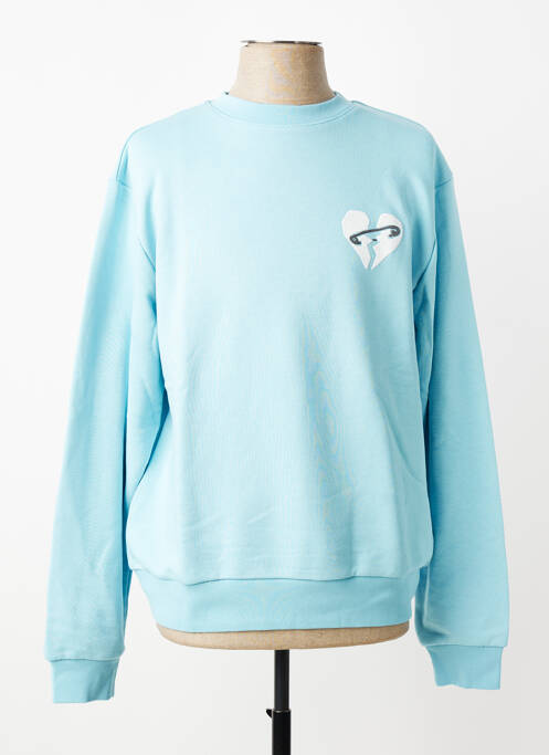 Hanorac țesătură jersey mâneci lungi albastru MBM homme