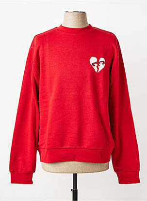 Hanorac țesătură jersey mâneci lungi roșu MBM homme