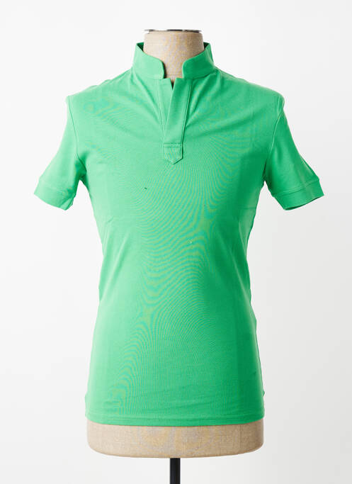 Polo elasticitate mâneci scurte verde MBM homme